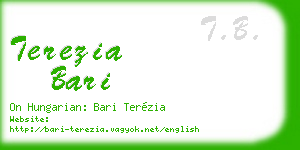 terezia bari business card