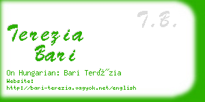 terezia bari business card